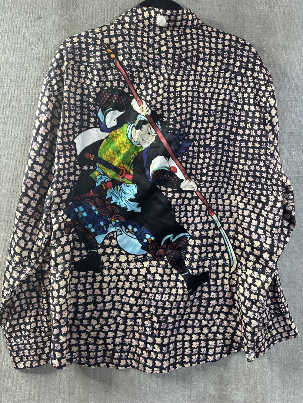 Robert Graham Mens 3XL Tenacity LIMITED EDITION RARE Samurai Cherry Blossom